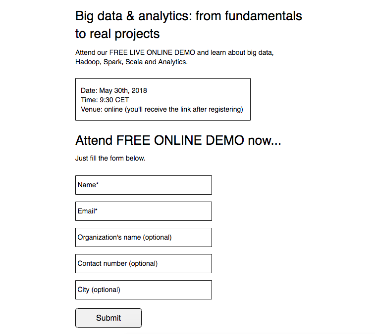 A lot of optional fields are not user-friendly but may be necessary
