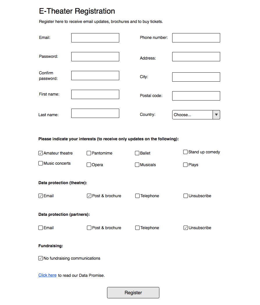 Sometimes lots of checkboxes is the only way to make your consent form GDPR compliant